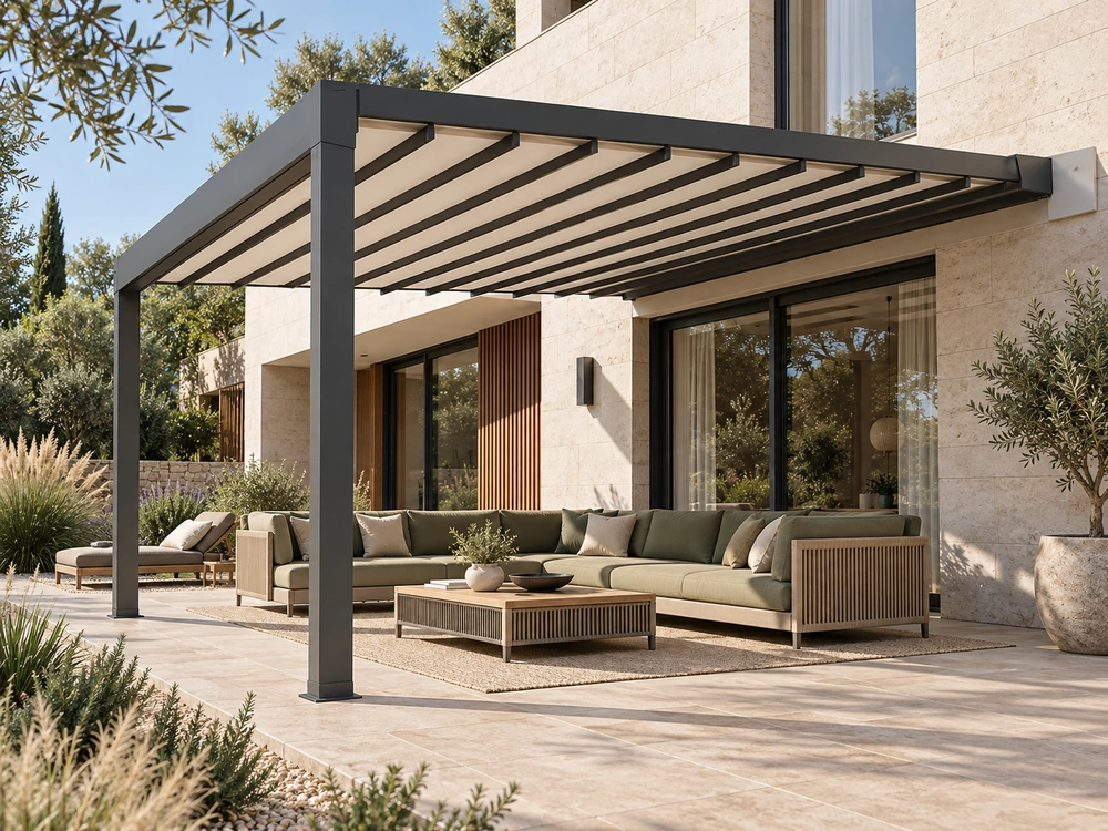 Пристенные перголы Wall